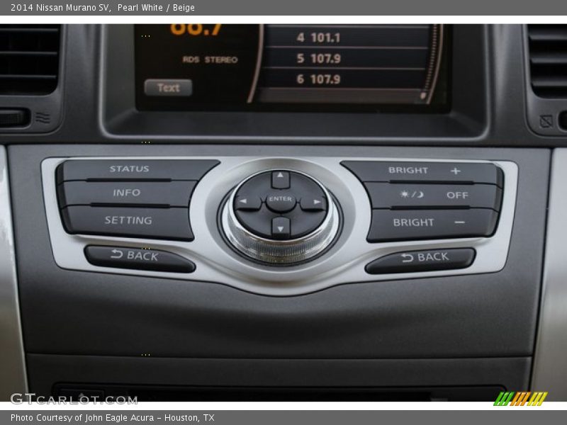 Pearl White / Beige 2014 Nissan Murano SV