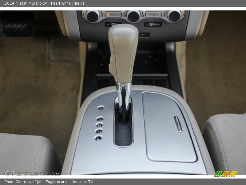 Pearl White / Beige 2014 Nissan Murano SV