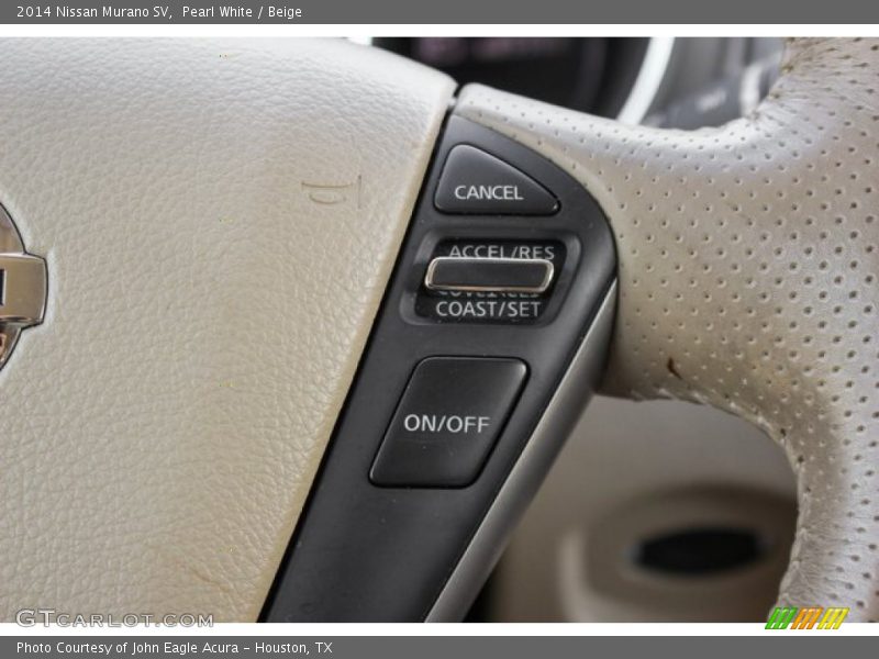 Pearl White / Beige 2014 Nissan Murano SV