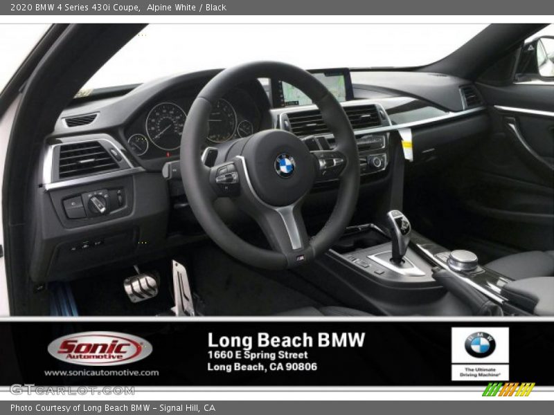 Alpine White / Black 2020 BMW 4 Series 430i Coupe