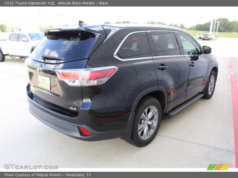 Attitude Black Metallic / Black 2015 Toyota Highlander XLE