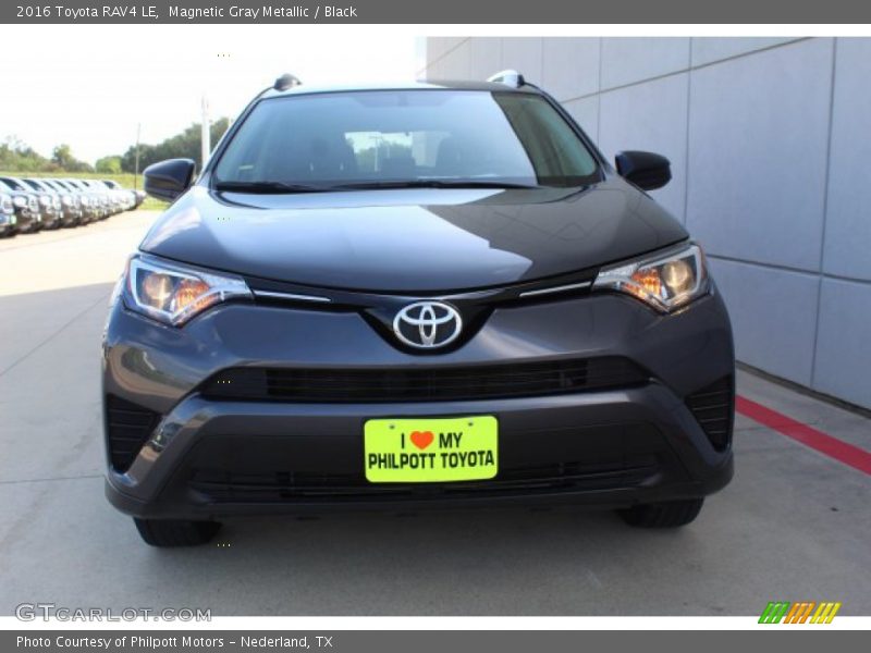 Magnetic Gray Metallic / Black 2016 Toyota RAV4 LE