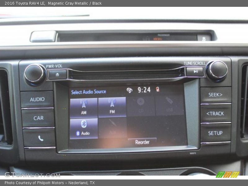 Magnetic Gray Metallic / Black 2016 Toyota RAV4 LE
