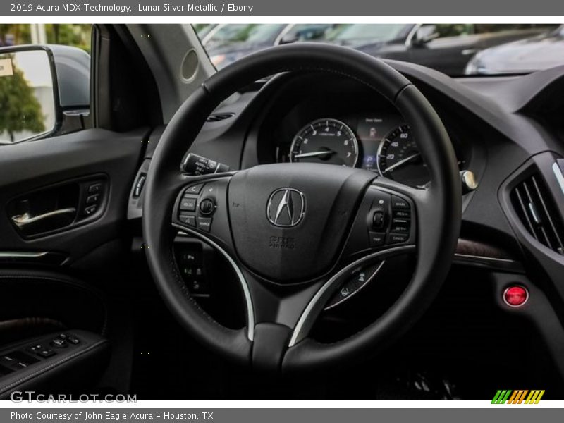 Lunar Silver Metallic / Ebony 2019 Acura MDX Technology