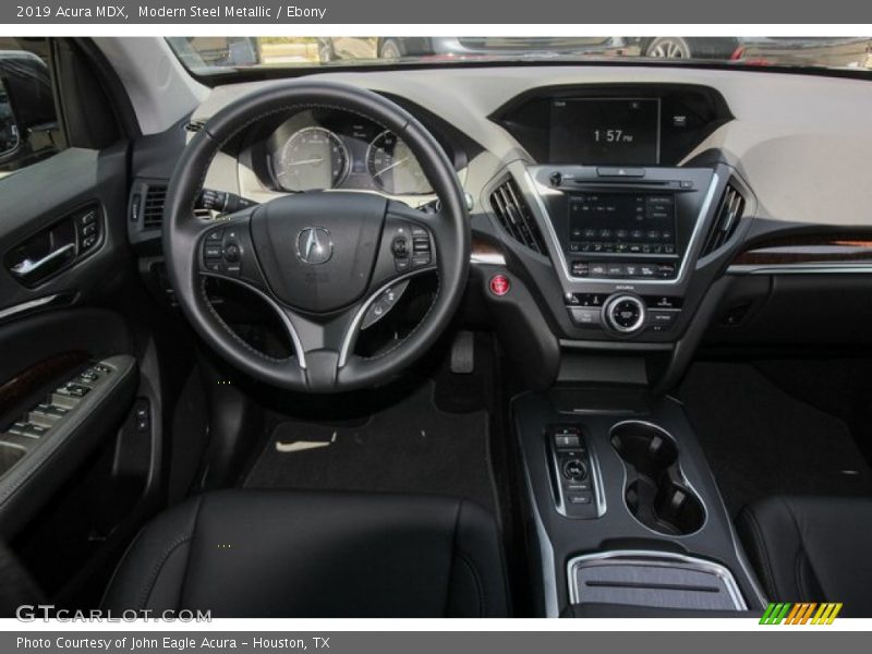 Modern Steel Metallic / Ebony 2019 Acura MDX