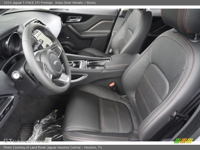Front Seat of 2020 F-PACE 25t Prestige