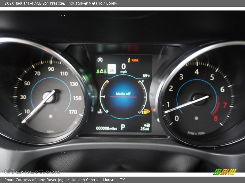  2020 F-PACE 25t Prestige 25t Prestige Gauges