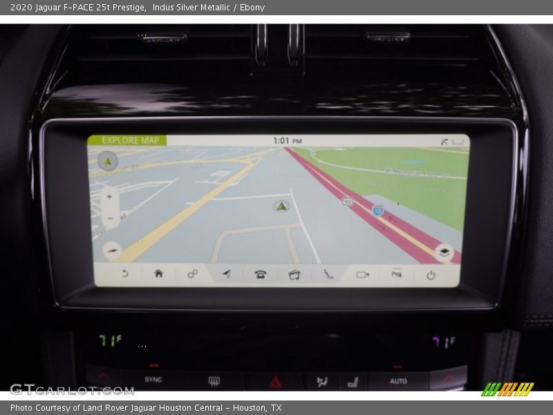 Navigation of 2020 F-PACE 25t Prestige