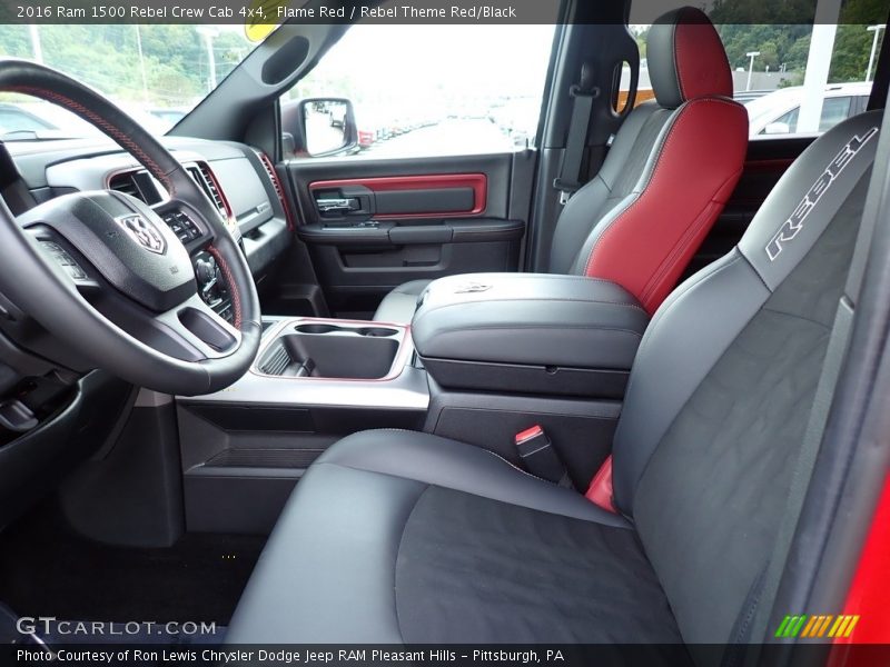 Flame Red / Rebel Theme Red/Black 2016 Ram 1500 Rebel Crew Cab 4x4