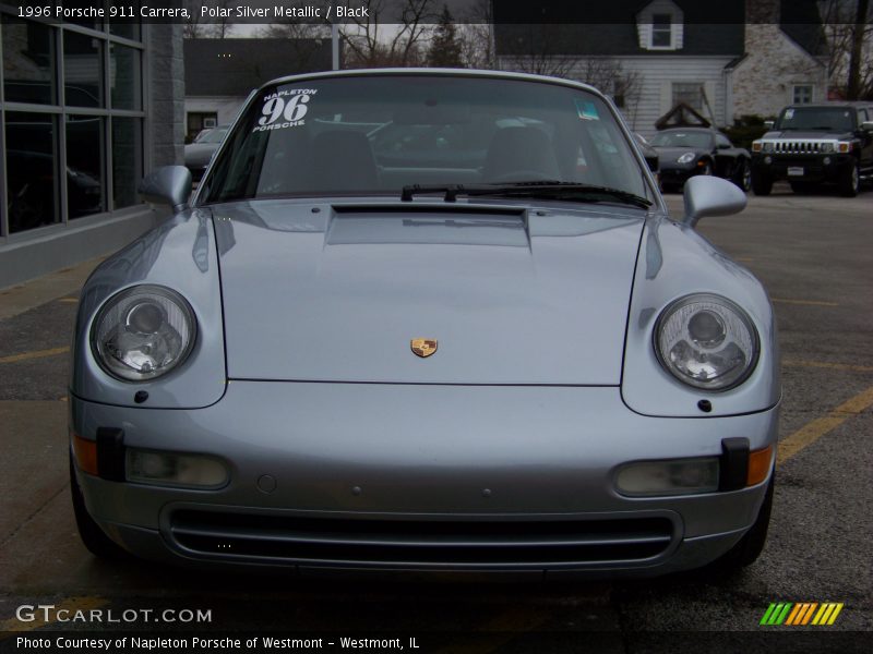 Polar Silver Metallic / Black 1996 Porsche 911 Carrera