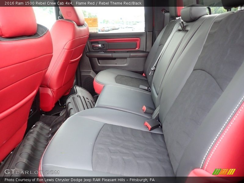 Flame Red / Rebel Theme Red/Black 2016 Ram 1500 Rebel Crew Cab 4x4