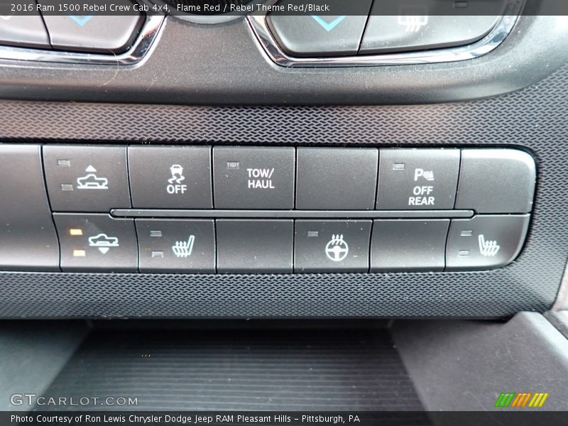 Flame Red / Rebel Theme Red/Black 2016 Ram 1500 Rebel Crew Cab 4x4