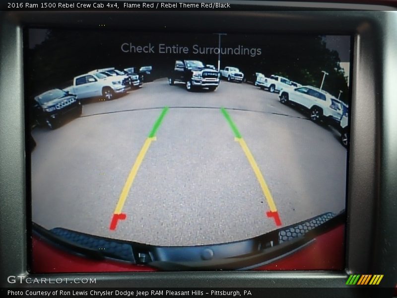 Flame Red / Rebel Theme Red/Black 2016 Ram 1500 Rebel Crew Cab 4x4