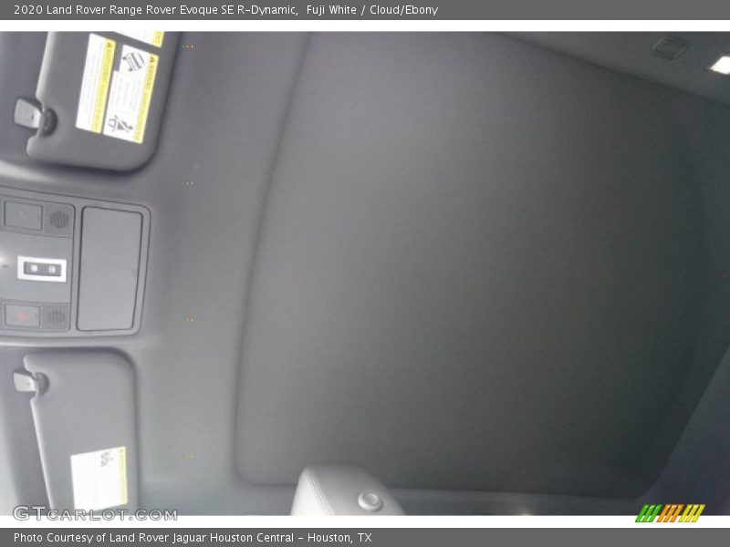Fuji White / Cloud/Ebony 2020 Land Rover Range Rover Evoque SE R-Dynamic