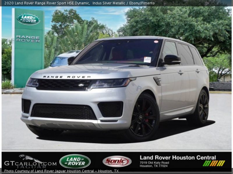 Indus Silver Metallic / Ebony/Pimento 2020 Land Rover Range Rover Sport HSE Dynamic