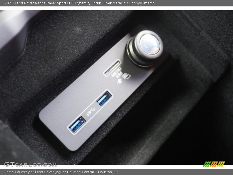 Indus Silver Metallic / Ebony/Pimento 2020 Land Rover Range Rover Sport HSE Dynamic