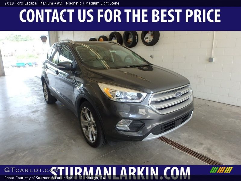 Magnetic / Medium Light Stone 2019 Ford Escape Titanium 4WD