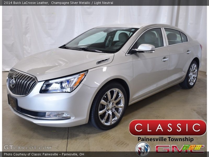 Champagne Silver Metallic / Light Neutral 2014 Buick LaCrosse Leather