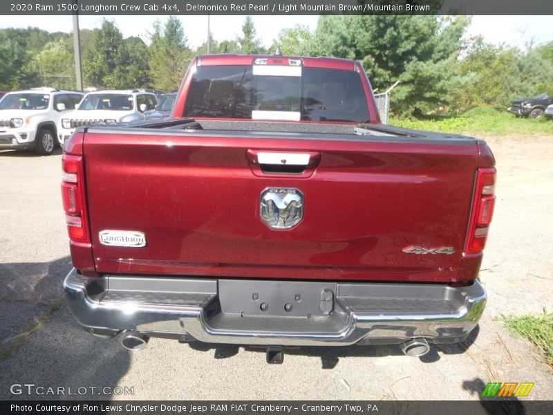 Delmonico Red Pearl / Light Mountain Brown/Mountain Brown 2020 Ram 1500 Longhorn Crew Cab 4x4