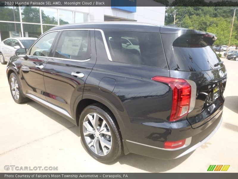 Moonlight Cloud / Black 2020 Hyundai Palisade SEL AWD
