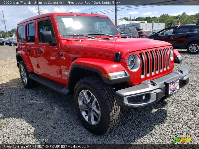 Firecracker Red / Dark Saddle/Black 2020 Jeep Wrangler Unlimited Sahara 4x4