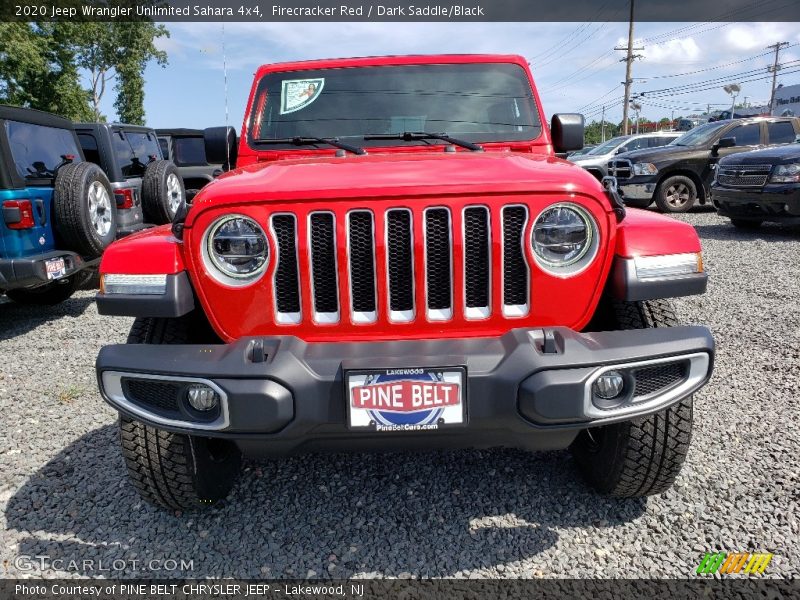 Firecracker Red / Dark Saddle/Black 2020 Jeep Wrangler Unlimited Sahara 4x4