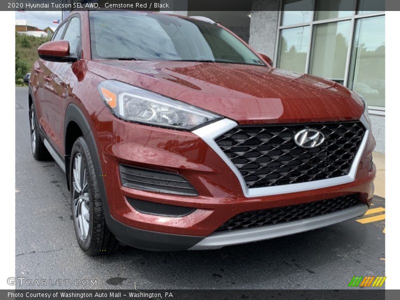 Gemstone Red / Black 2020 Hyundai Tucson SEL AWD