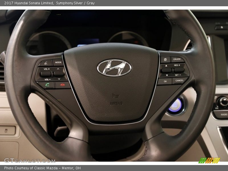 Symphony Silver / Gray 2017 Hyundai Sonata Limited