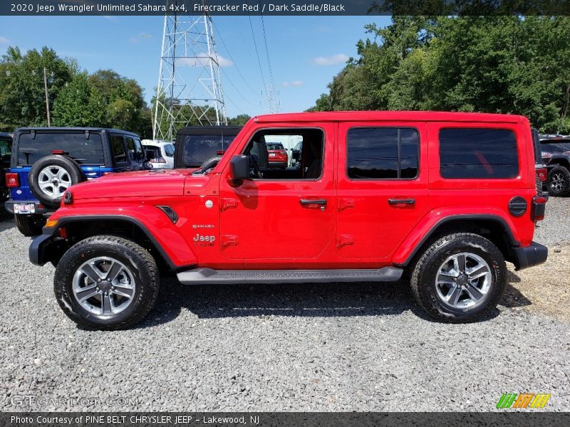  2020 Wrangler Unlimited Sahara 4x4 Firecracker Red