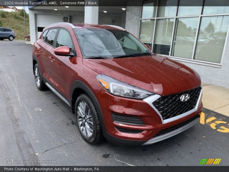 Gemstone Red / Black 2020 Hyundai Tucson SEL AWD