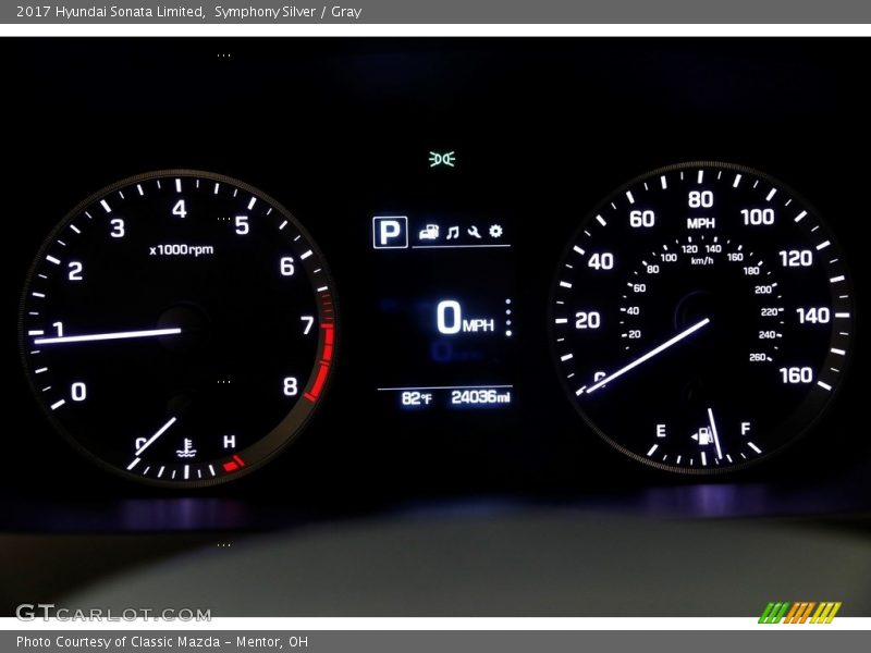 Symphony Silver / Gray 2017 Hyundai Sonata Limited