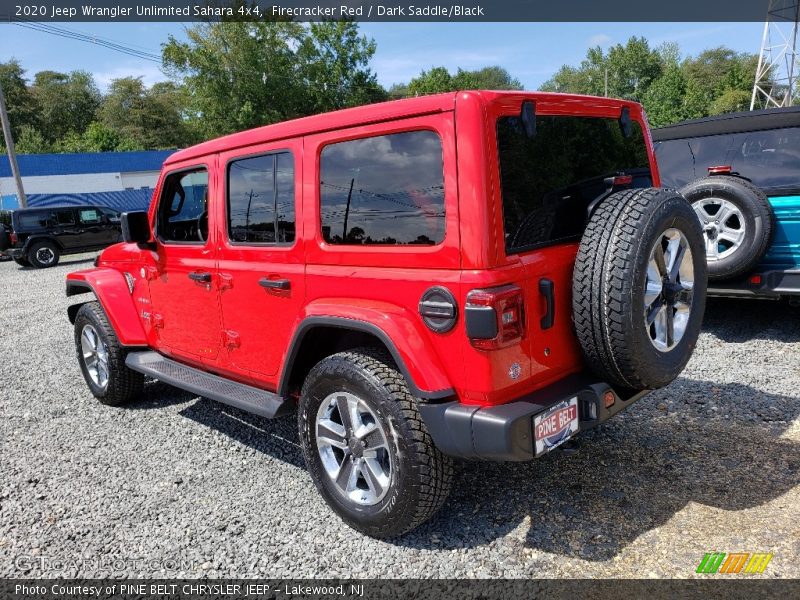 Firecracker Red / Dark Saddle/Black 2020 Jeep Wrangler Unlimited Sahara 4x4