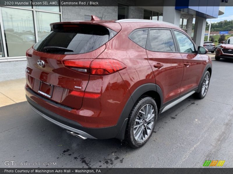 Gemstone Red / Black 2020 Hyundai Tucson SEL AWD