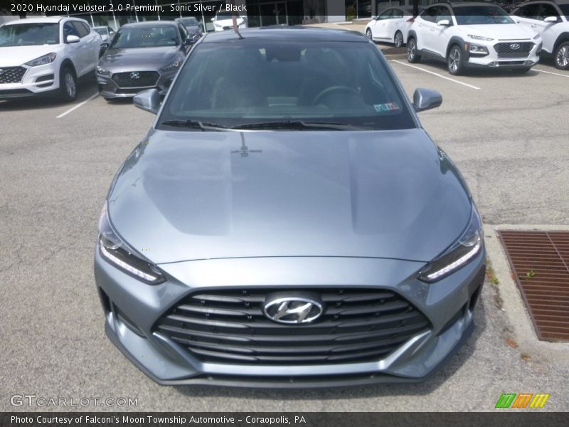 Sonic Silver / Black 2020 Hyundai Veloster 2.0 Premium