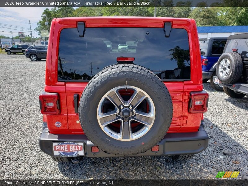 Firecracker Red / Dark Saddle/Black 2020 Jeep Wrangler Unlimited Sahara 4x4