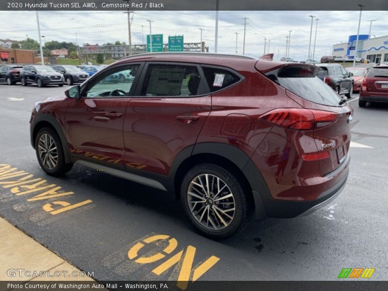 Gemstone Red / Black 2020 Hyundai Tucson SEL AWD