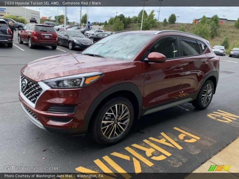 Gemstone Red / Black 2020 Hyundai Tucson SEL AWD