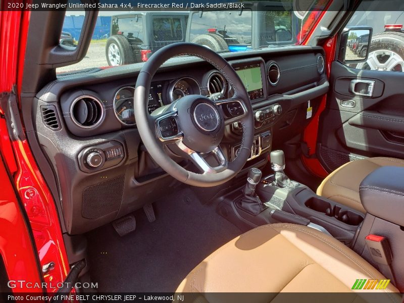 Front Seat of 2020 Wrangler Unlimited Sahara 4x4