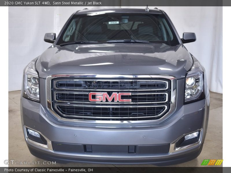 Satin Steel Metallic / Jet Black 2020 GMC Yukon SLT 4WD