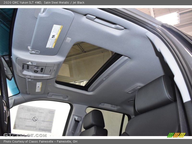 Satin Steel Metallic / Jet Black 2020 GMC Yukon SLT 4WD