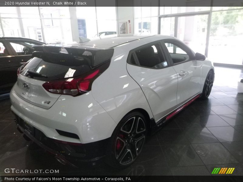 Chalk White / Black 2020 Hyundai Veloster N