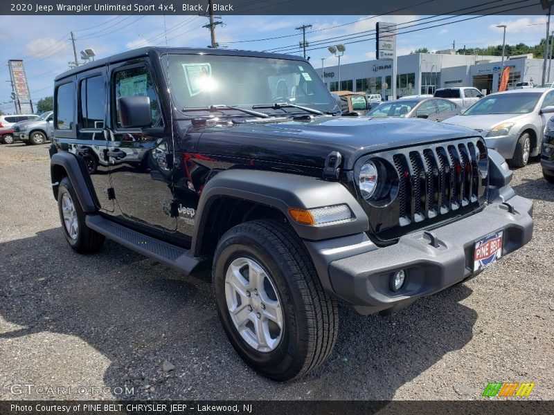 Black / Black 2020 Jeep Wrangler Unlimited Sport 4x4