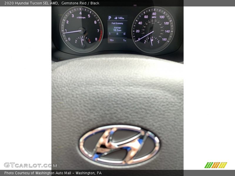 Gemstone Red / Black 2020 Hyundai Tucson SEL AWD