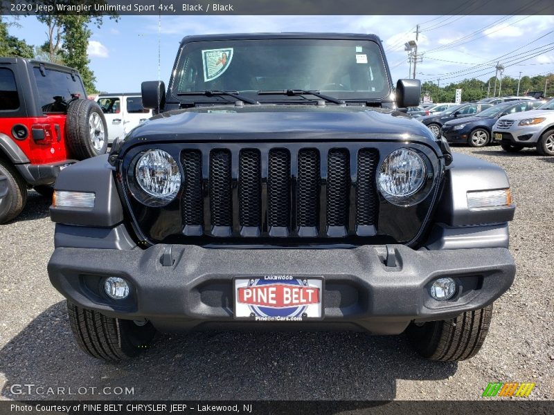 Black / Black 2020 Jeep Wrangler Unlimited Sport 4x4