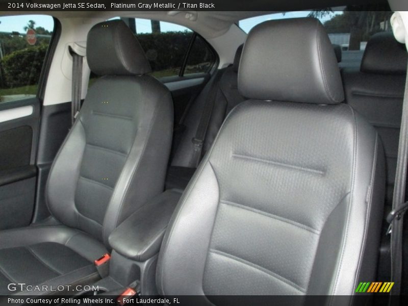 Platinum Gray Metallic / Titan Black 2014 Volkswagen Jetta SE Sedan