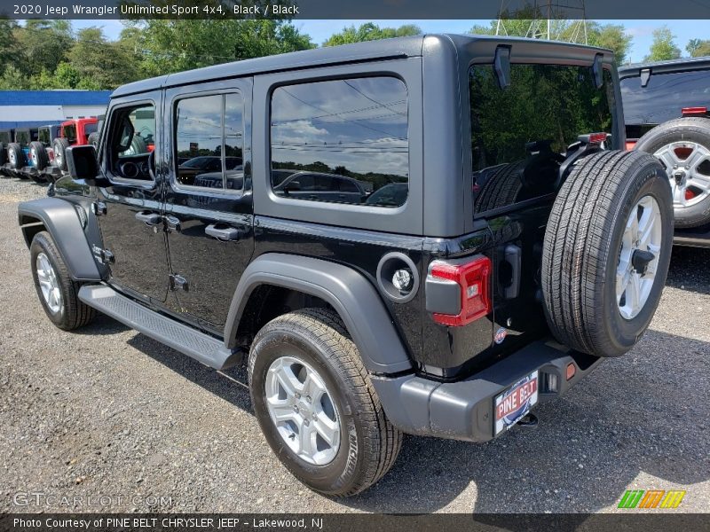 Black / Black 2020 Jeep Wrangler Unlimited Sport 4x4