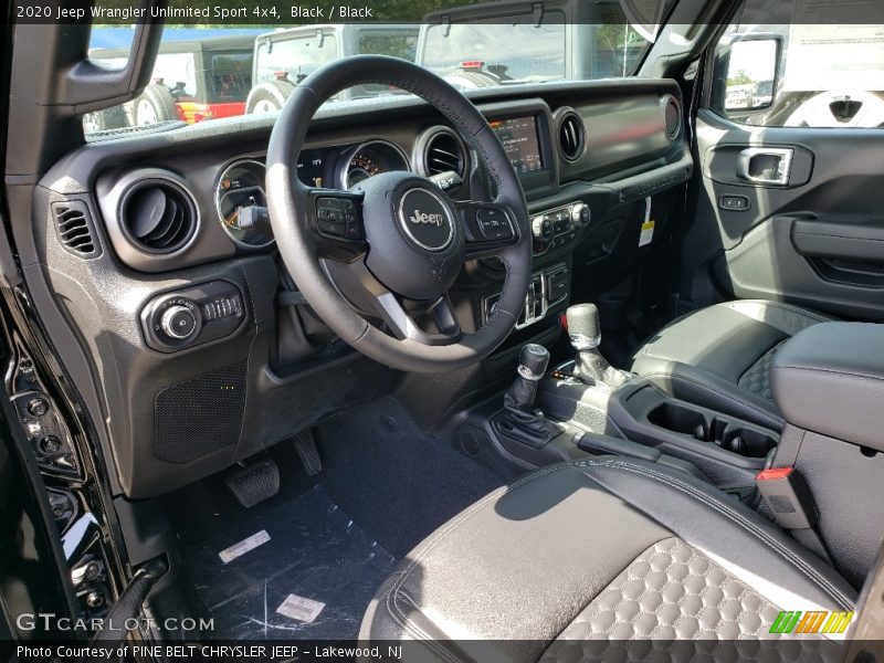 Black / Black 2020 Jeep Wrangler Unlimited Sport 4x4