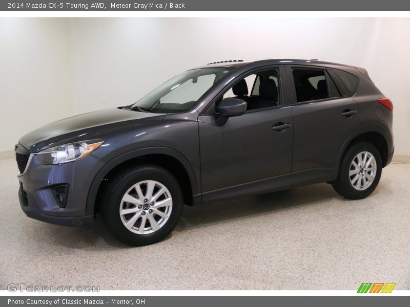 Meteor Gray Mica / Black 2014 Mazda CX-5 Touring AWD
