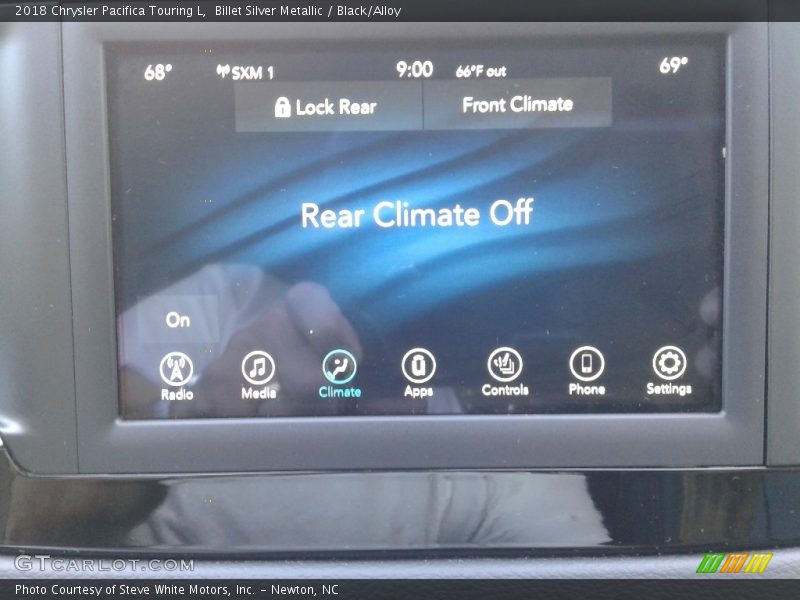 Billet Silver Metallic / Black/Alloy 2018 Chrysler Pacifica Touring L