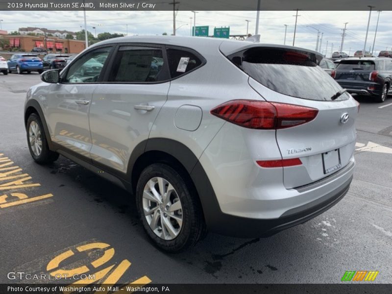 Molten Silver / Gray 2019 Hyundai Tucson SE AWD